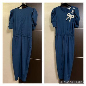 NWT Boutique Sweater Dress with Pearl Detailing